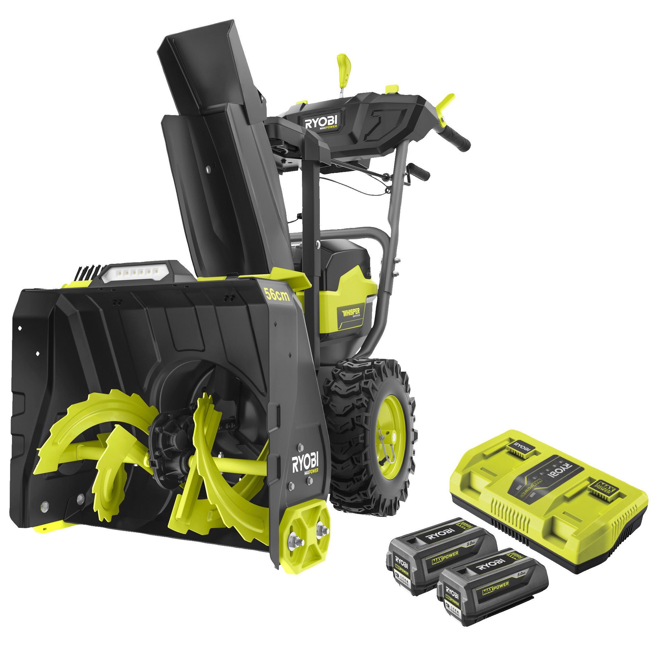 Ryobi RY36STX56A-250 akkus hómaró (2 x 5.0 Ah Li-ion akkuval) termék fő termékképe