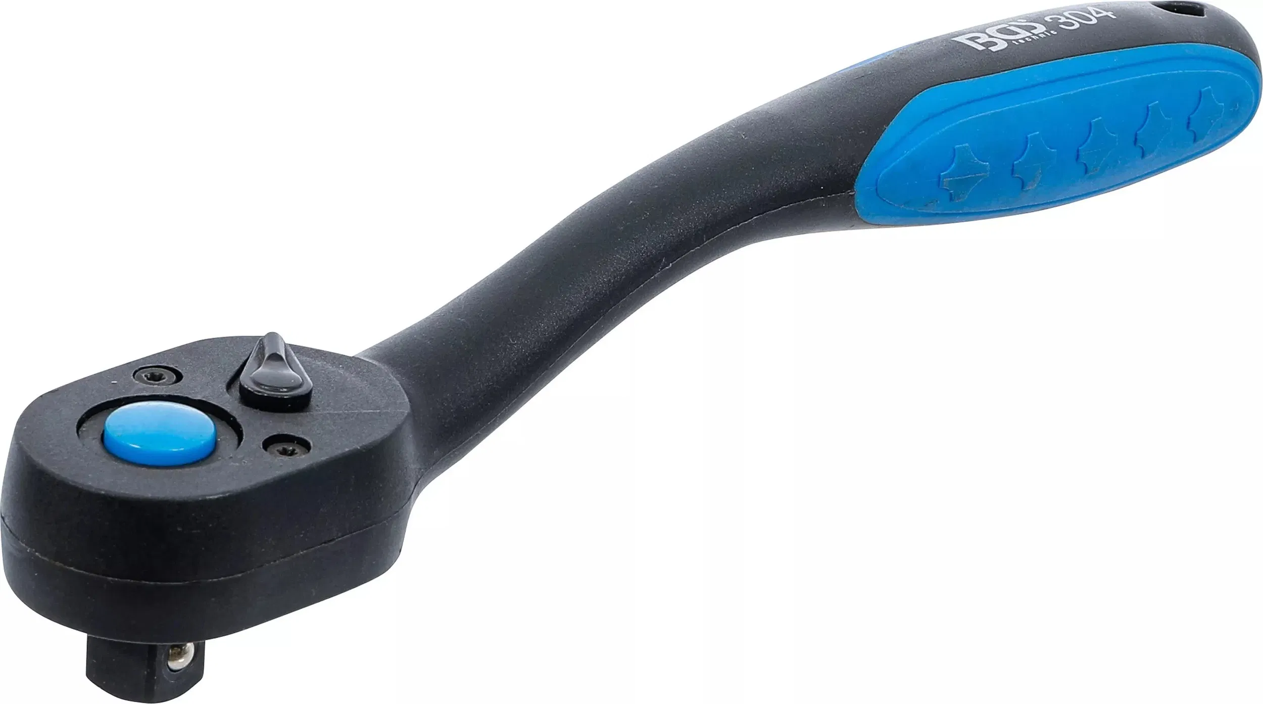 BGS Technic 9-304 72-fogú irányváltós racsnis kulcs műanyag bevonattal, 245 mm, 1/2" -os termék fő termékképe