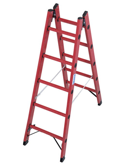 Krause Teljesen műanyag, két oldalon járható létra, 2x5 fokos termék fő termékképe